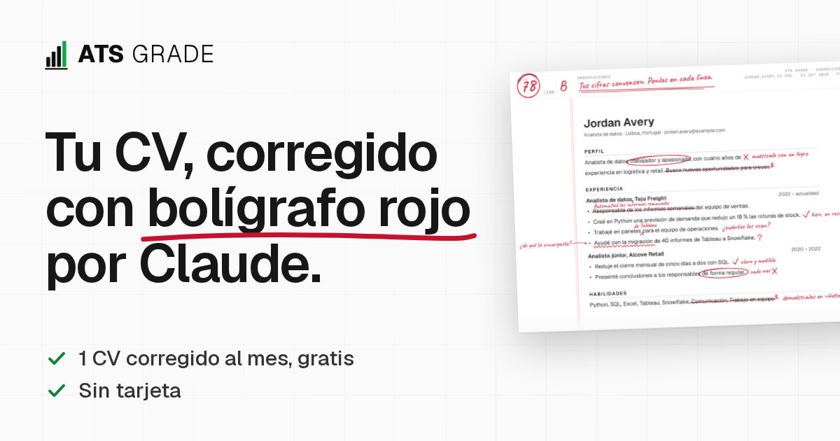 Currículum de Civil Engineer: palabras clave ATS (2026) | ATS Grade